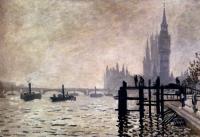 Monet, Claude Oscar - The Thames And The Houses Of Parliament